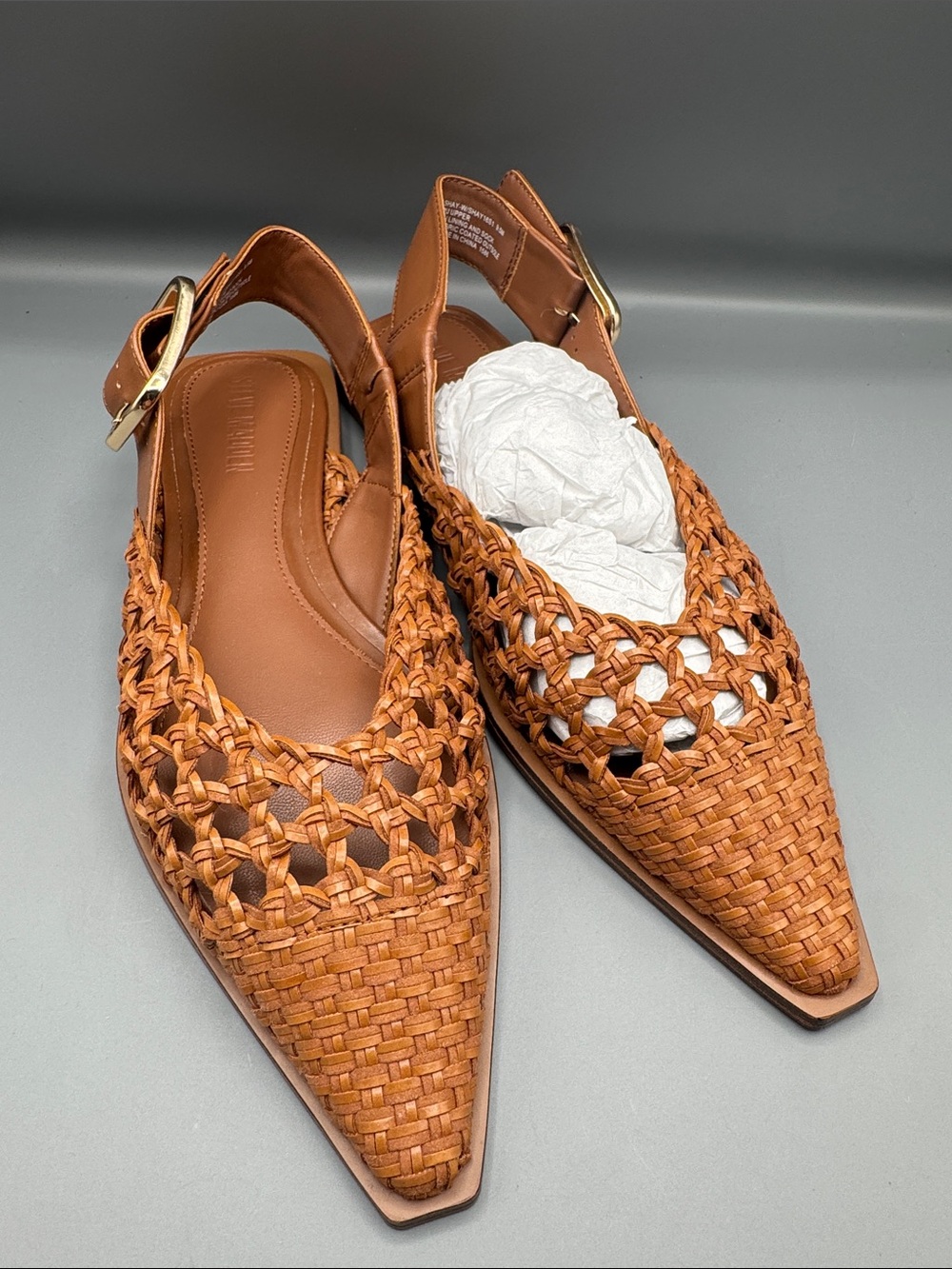 Steve Madden SHAY WOVEN COGNAC